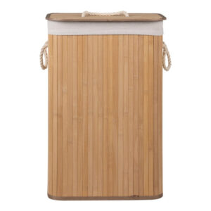 Robie 72L Folding Bamboo Laundry Hamper with Lid